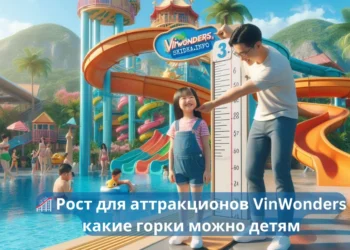 🎢 Рост для аттракционов VinWonders — какие горки можно детям